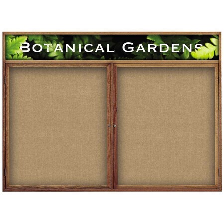 United Visual Products Single Door Indoor Enclosed Easy Tack Bo UV301EZ-WHITE-SATIN